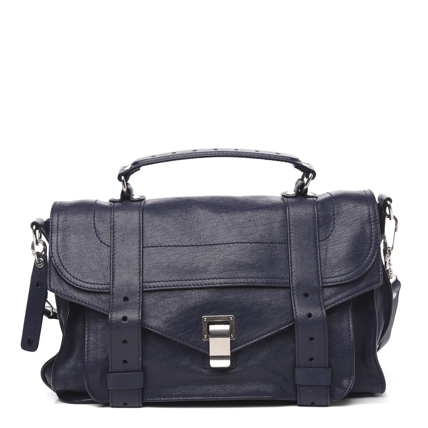 Proenza Schouler Lambskin Medium PS1 Satchel Midnight 1 of 9