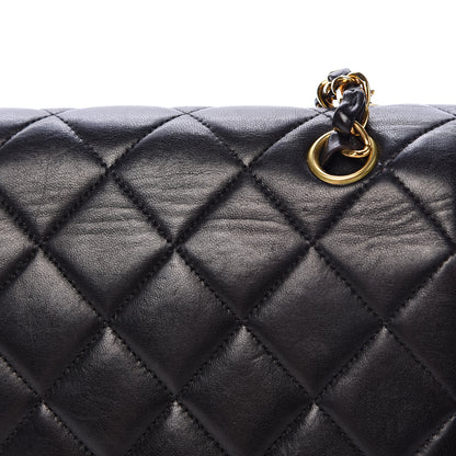 Chanel Lambskin Quilted Jumbo Double Sided Flap Black 20 of 21