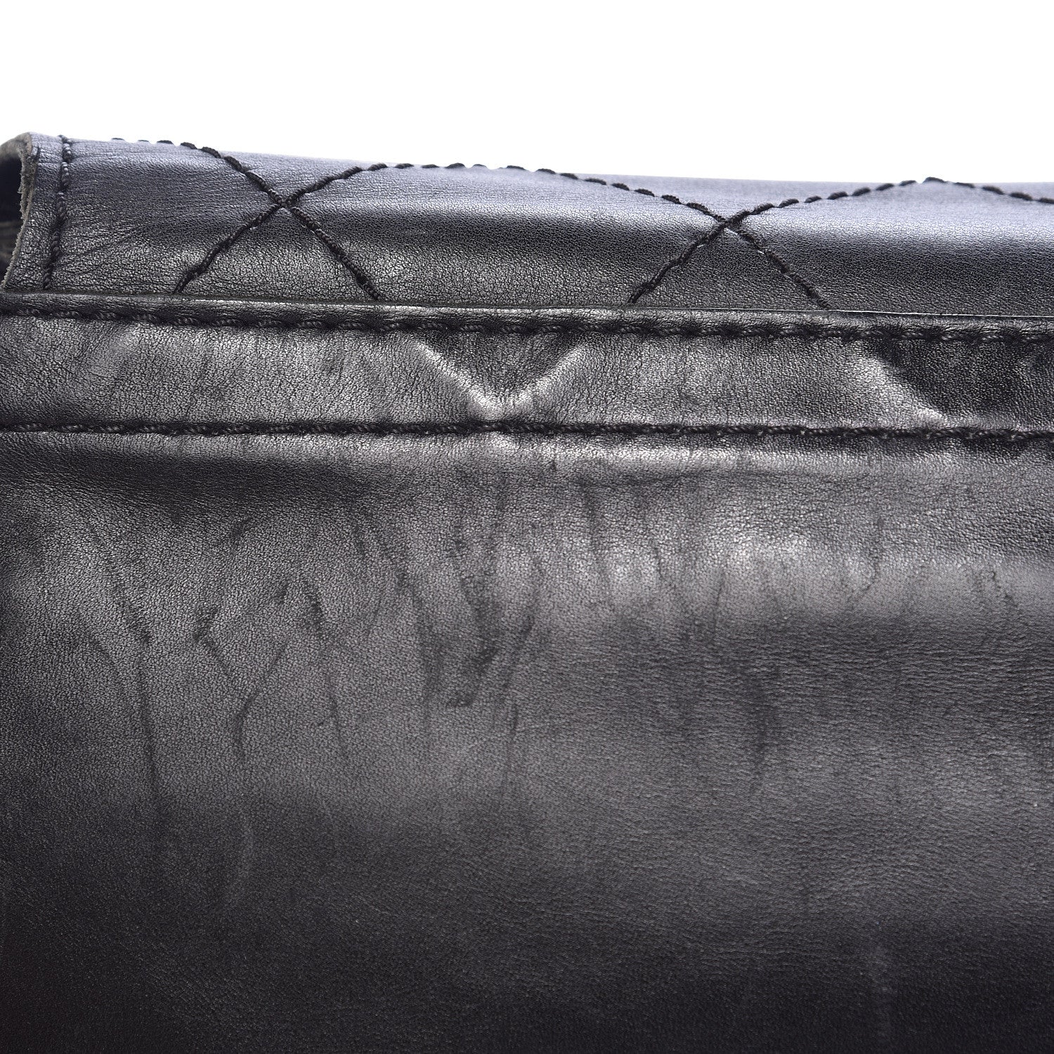 Chanel Calfskin Stitched Small Highlander Messenger Black 12 of 20