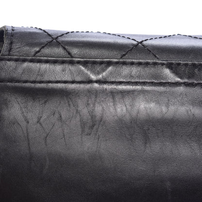 Chanel Calfskin Stitched Small Highlander Messenger Black 12 of 20