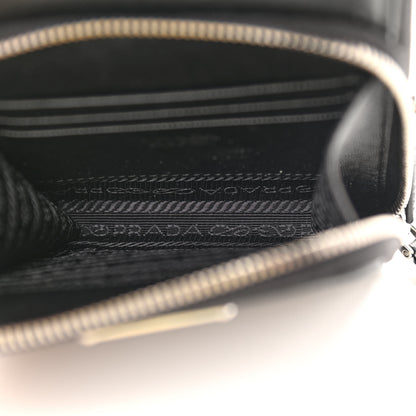 Prada Saffiano Phone Crossbody Pouch Black 5 of 9