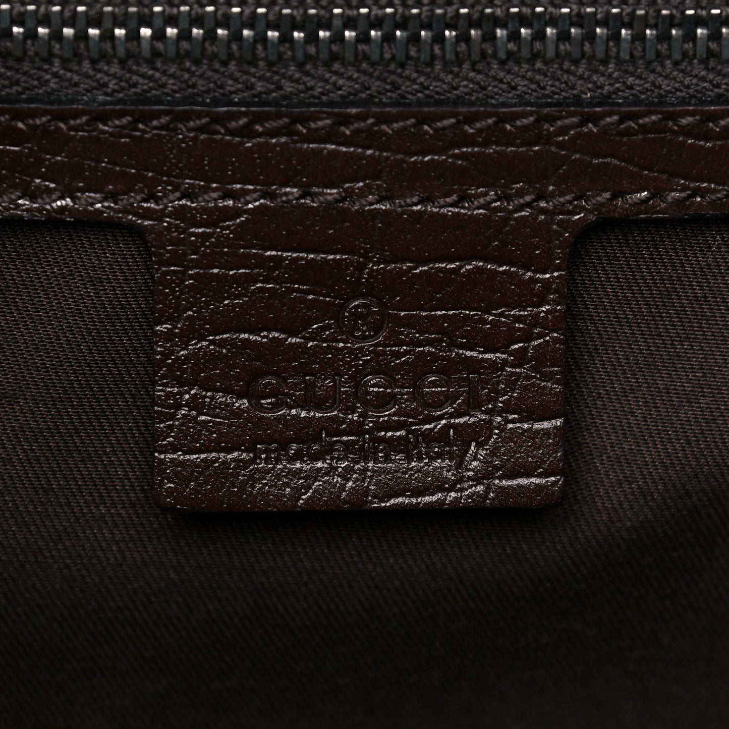 Monogram Bamboo Bullet Bag Dark Brown