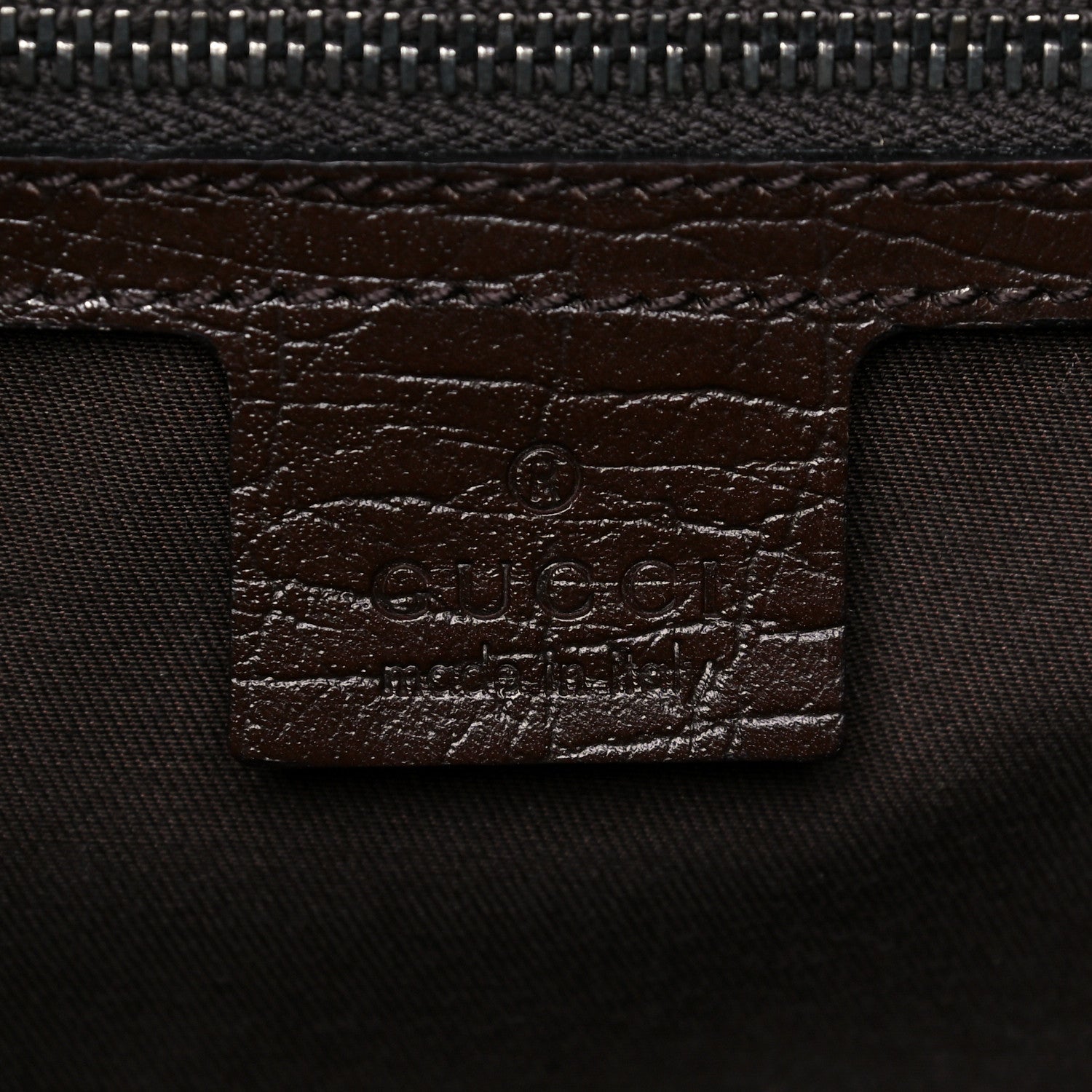 Gucci Monogram Bamboo Bullet Bag Dark Brown 6 of 11