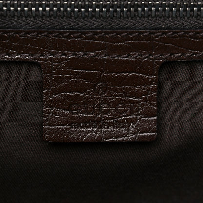 Gucci Monogram Bamboo Bullet Bag Dark Brown 6 of 11