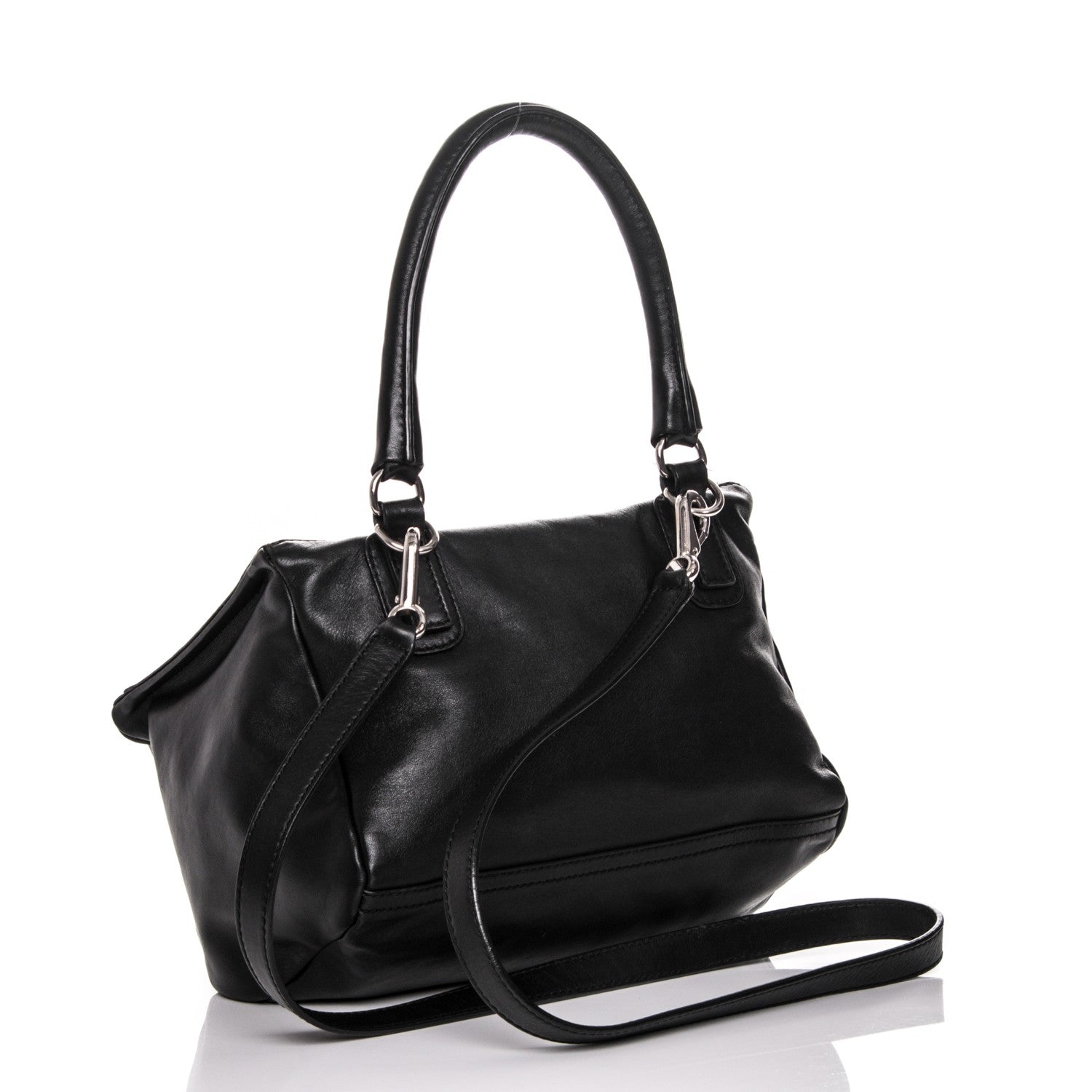 Givenchy Smooth Calfskin Wood Paneled Medium Pandora Black 3 of 7