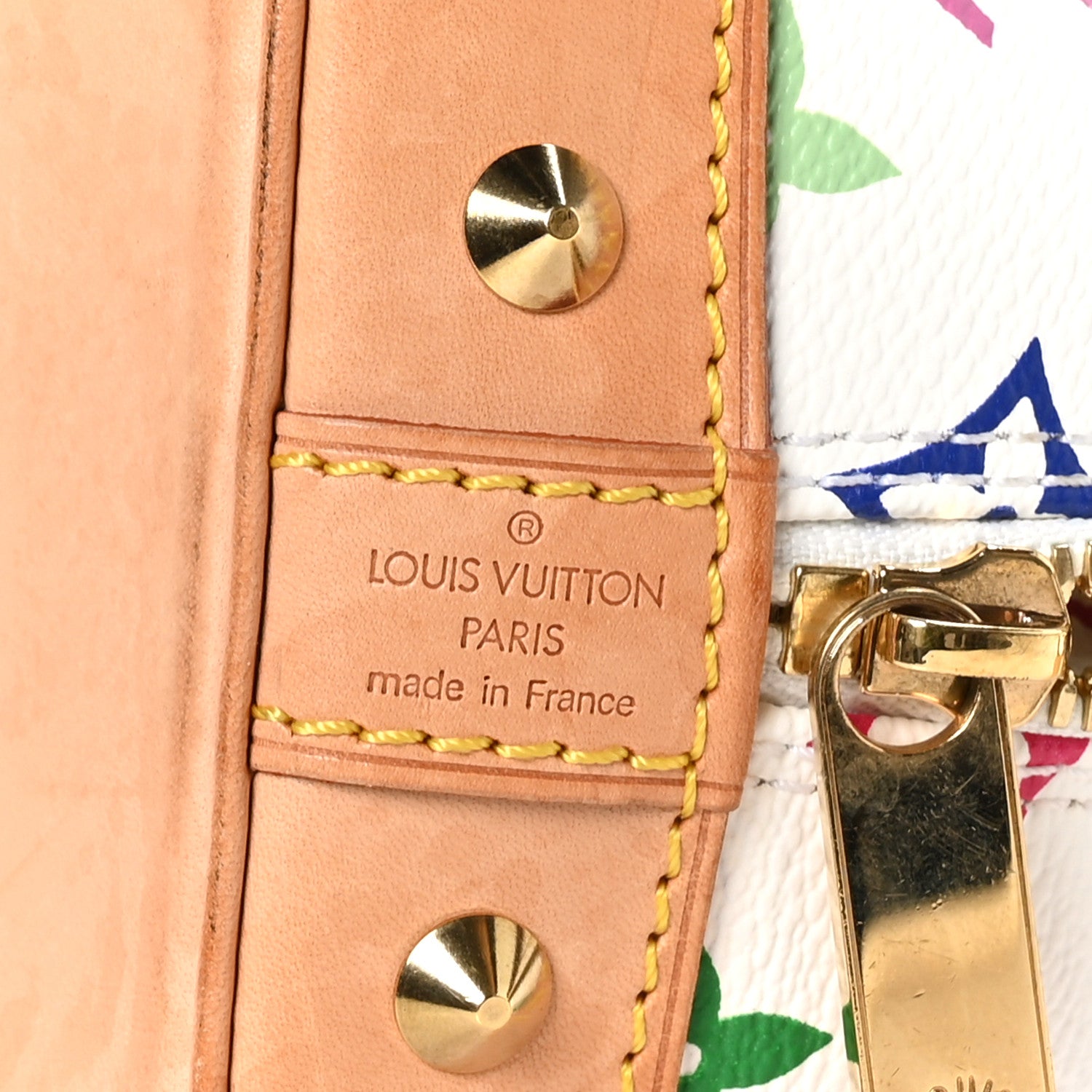Louis Vuitton Monogram Multicolor Alma White 8 of 13