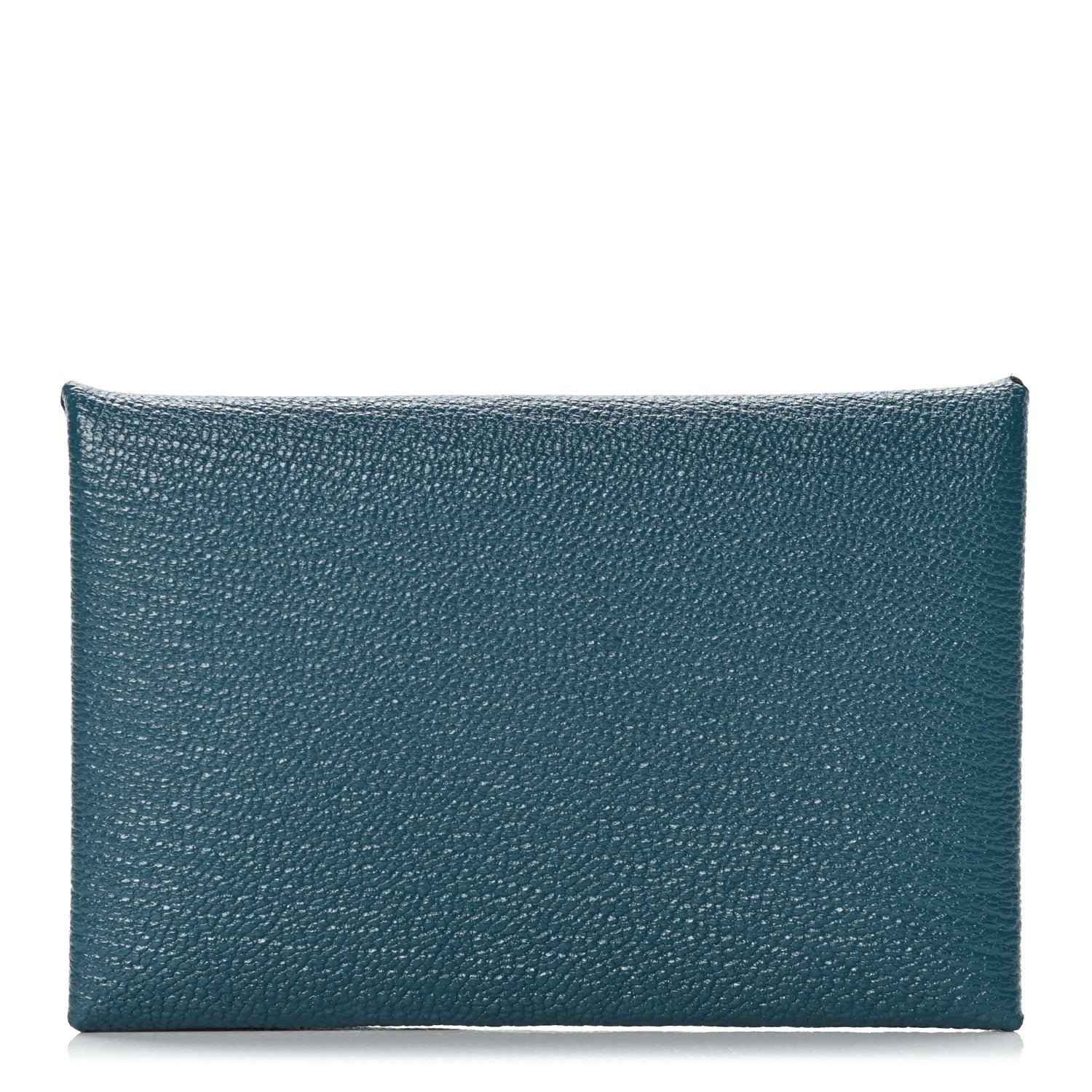 Hermes Chevre Mysore Calvi Card Case Vert Bosphore 1 of 6