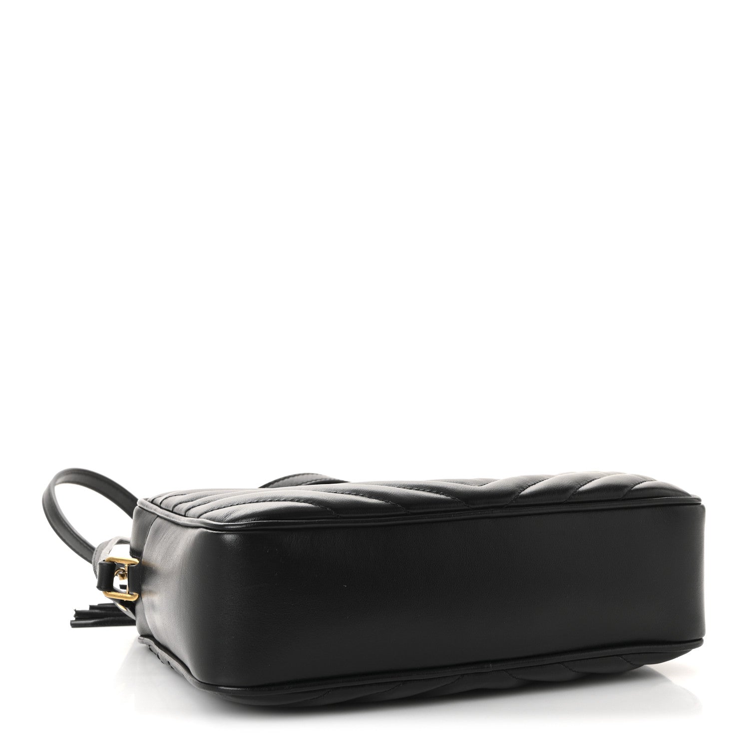 Saint Laurent Calfskin Matelasse Monogram Lou Camera Bag Black 4 of 9