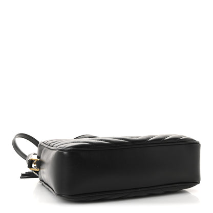 Saint Laurent Calfskin Matelasse Monogram Lou Camera Bag Black 4 of 9