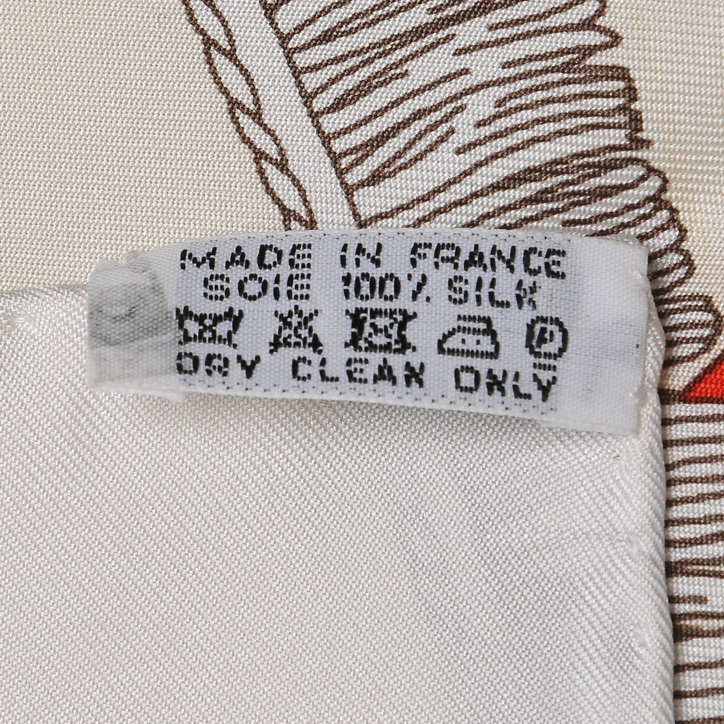 Silk Vue Du Carrosse De La Galere La Reale Scarf 90 Blanc Creme Rouge