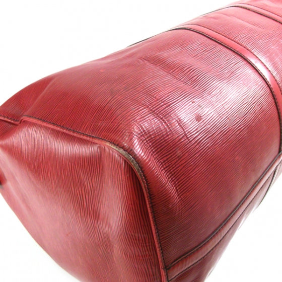 Louis Vuitton Epi Keepall 60 Duffle Red 5 of 10