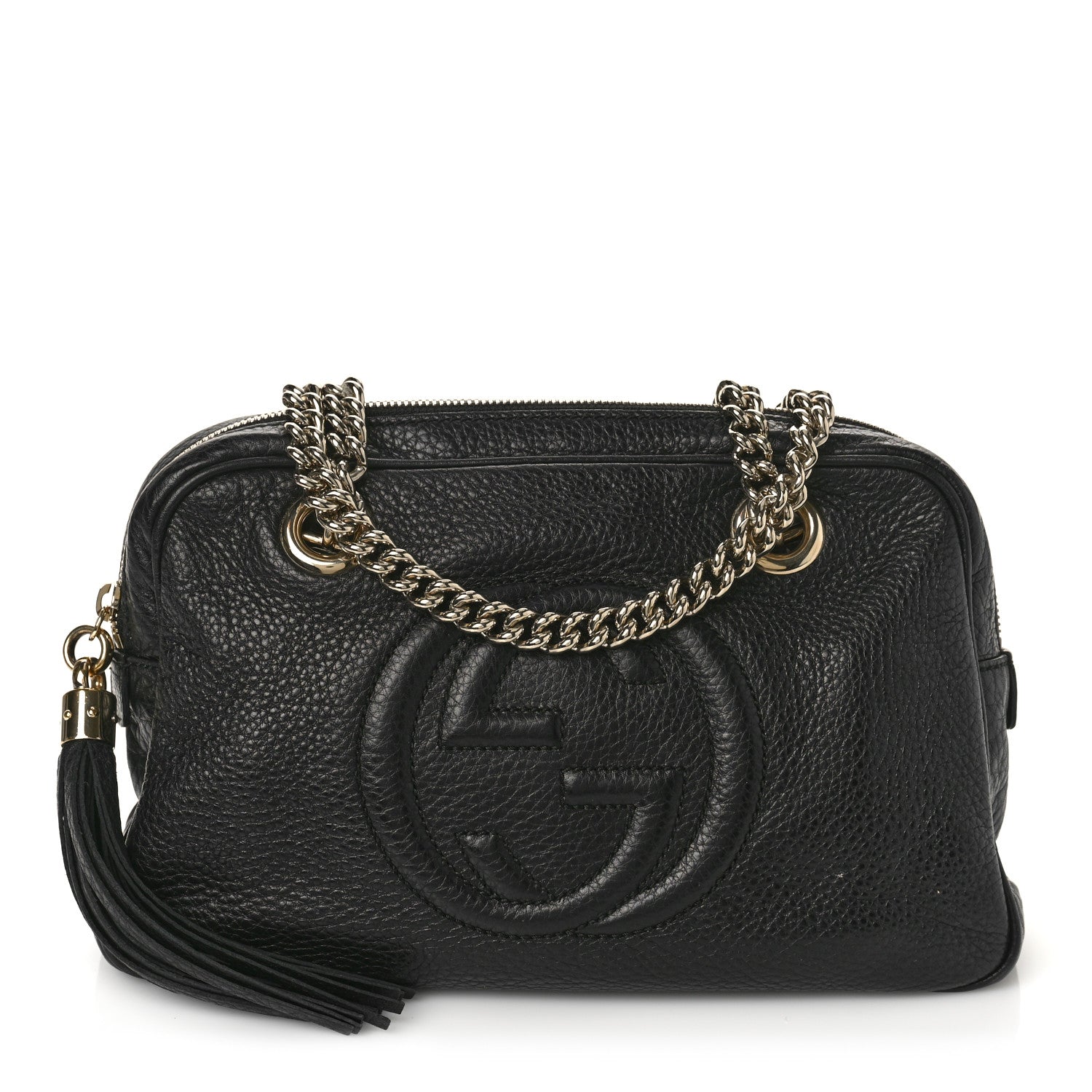 Gucci Pebbled Calfskin Small Soho Bowler Black 1 of 11