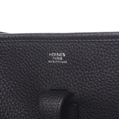 Hermes Taurillon Clemence Evelyne III PM Black 6 of 10