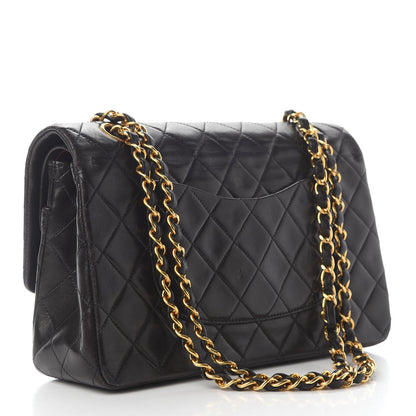 Chanel Lambskin Quilted Medium Double Flap Black 3 of 12