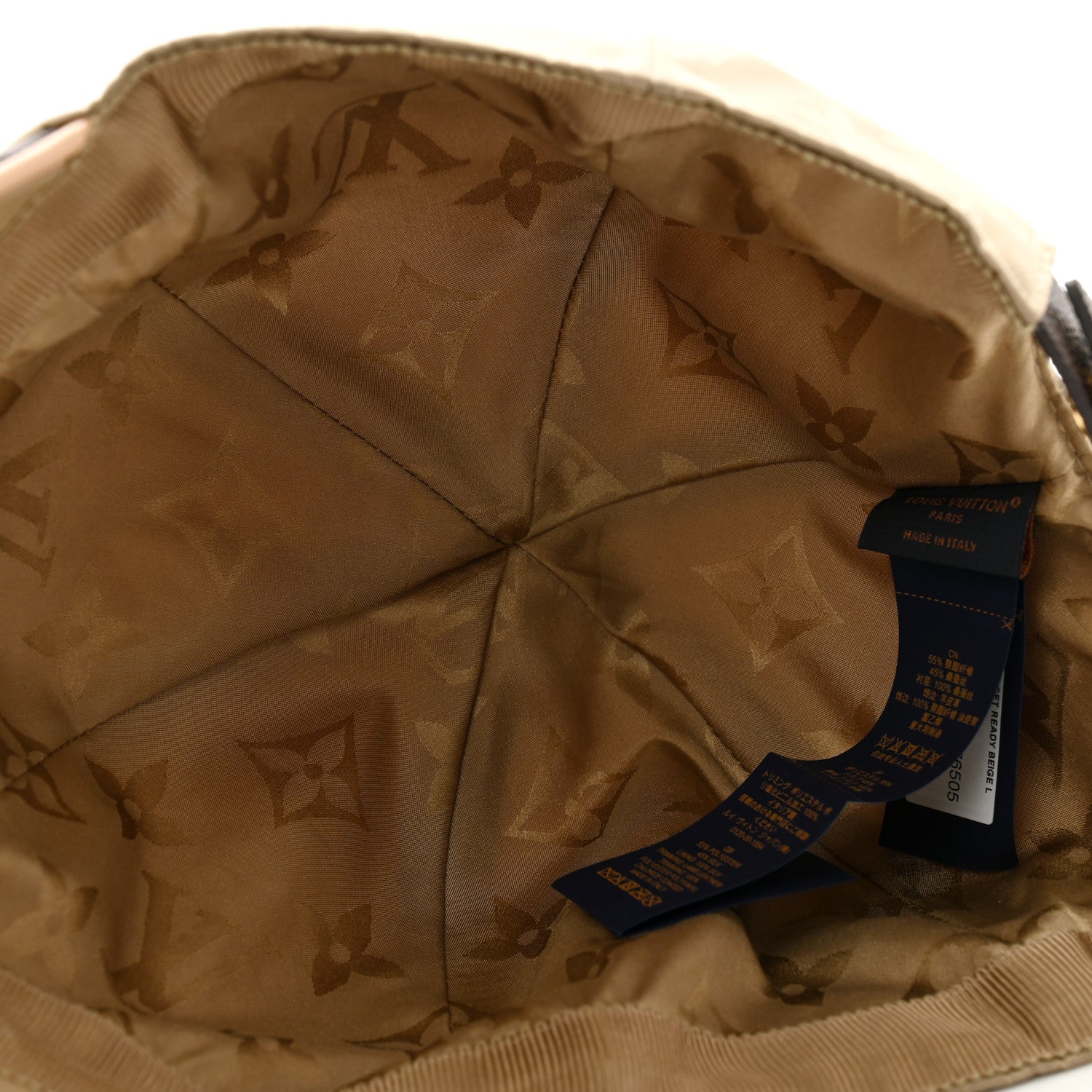 Louis Vuitton Monogram Get Ready LV Cap L Beige 7 of 10