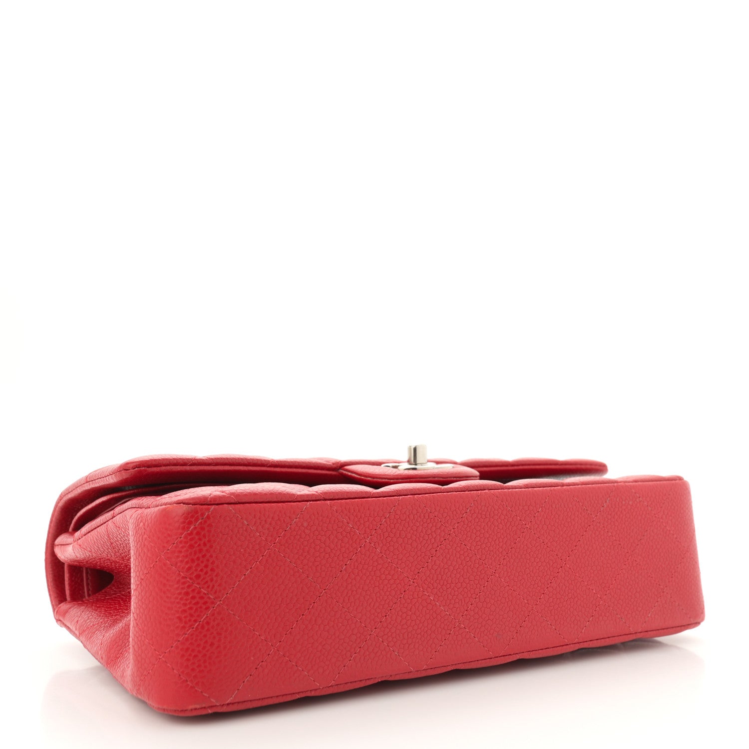Chanel Caviar Quilted Medium Double Flap Red 4 of 10