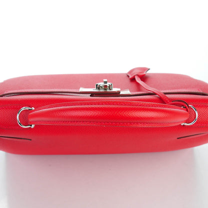 Hermes Epsom Kelly Sellier 32 Rouge Casaque 26 of 26
