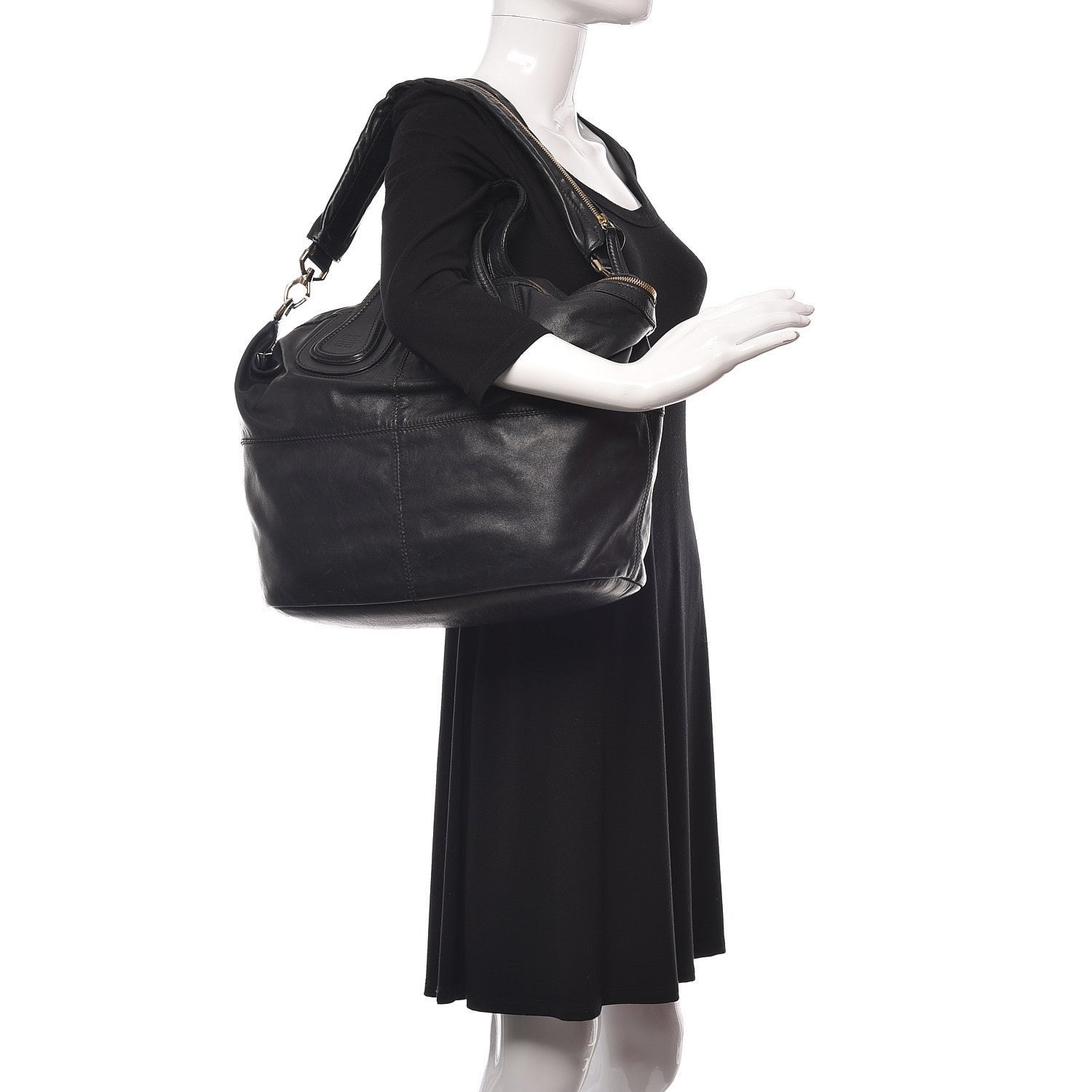 Givenchy Sugar Goatskin Medium Nightingale Black 2 of 11