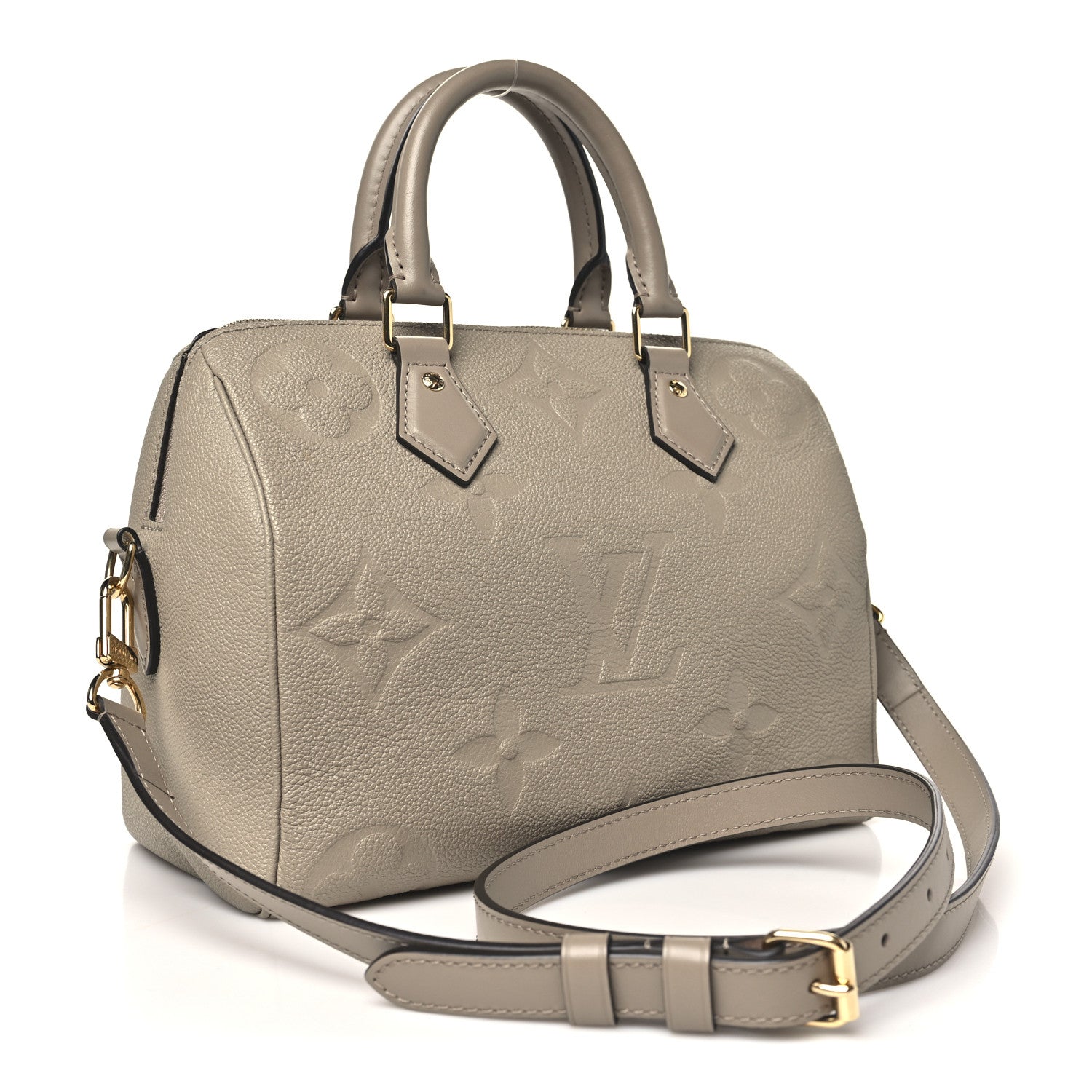 Louis Vuitton Empreinte Monogram Giant Speedy Bandouliere 25 Tourterelle 3 of 9