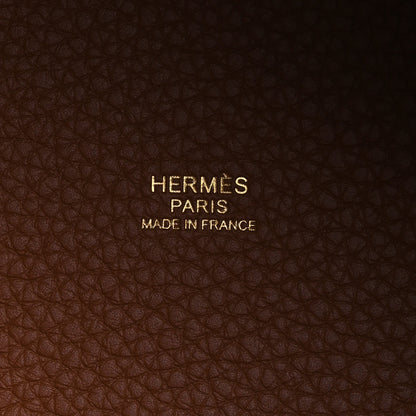 Hermes Taurillon Clemence Picotin Lock 22 MM Gold 6 of 11