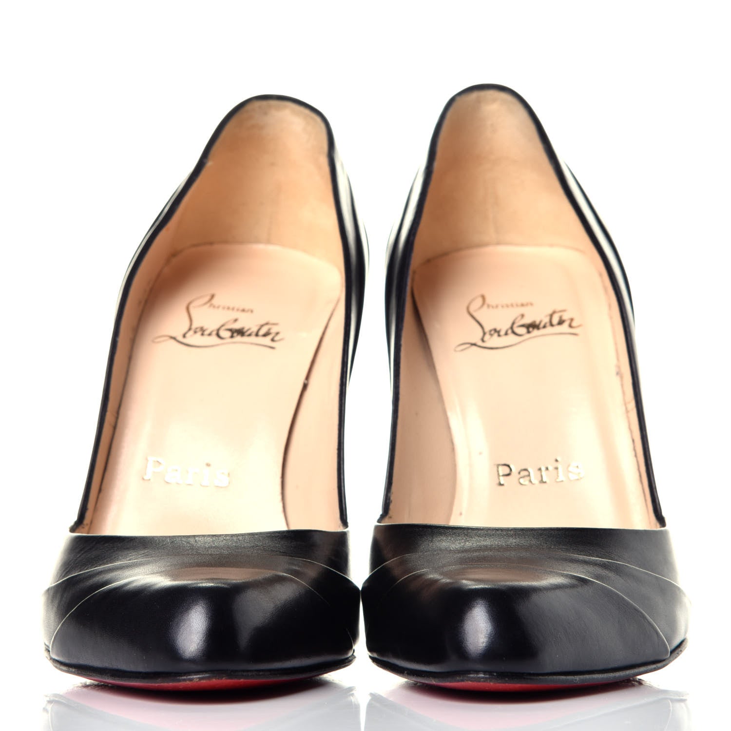 Christian Louboutin Calfskin Insectika 100 Pumps 38 Black 2 of 9