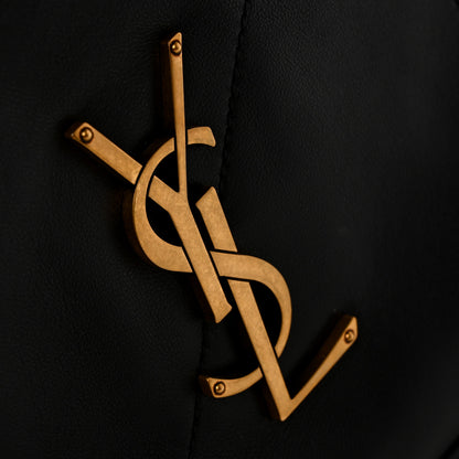 Saint Laurent Lambskin Matelasse Monogram Large Jamie 4.3 Pochon Black 11 of 12