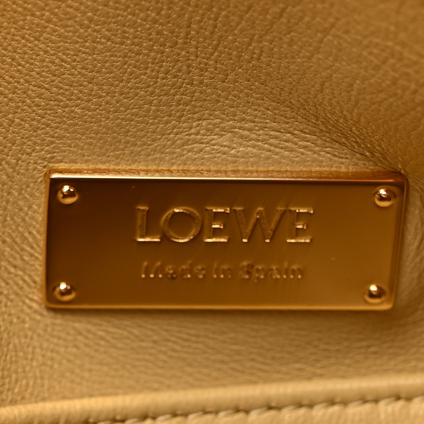 Calfskin Small Puzzle Bag Dark Butter