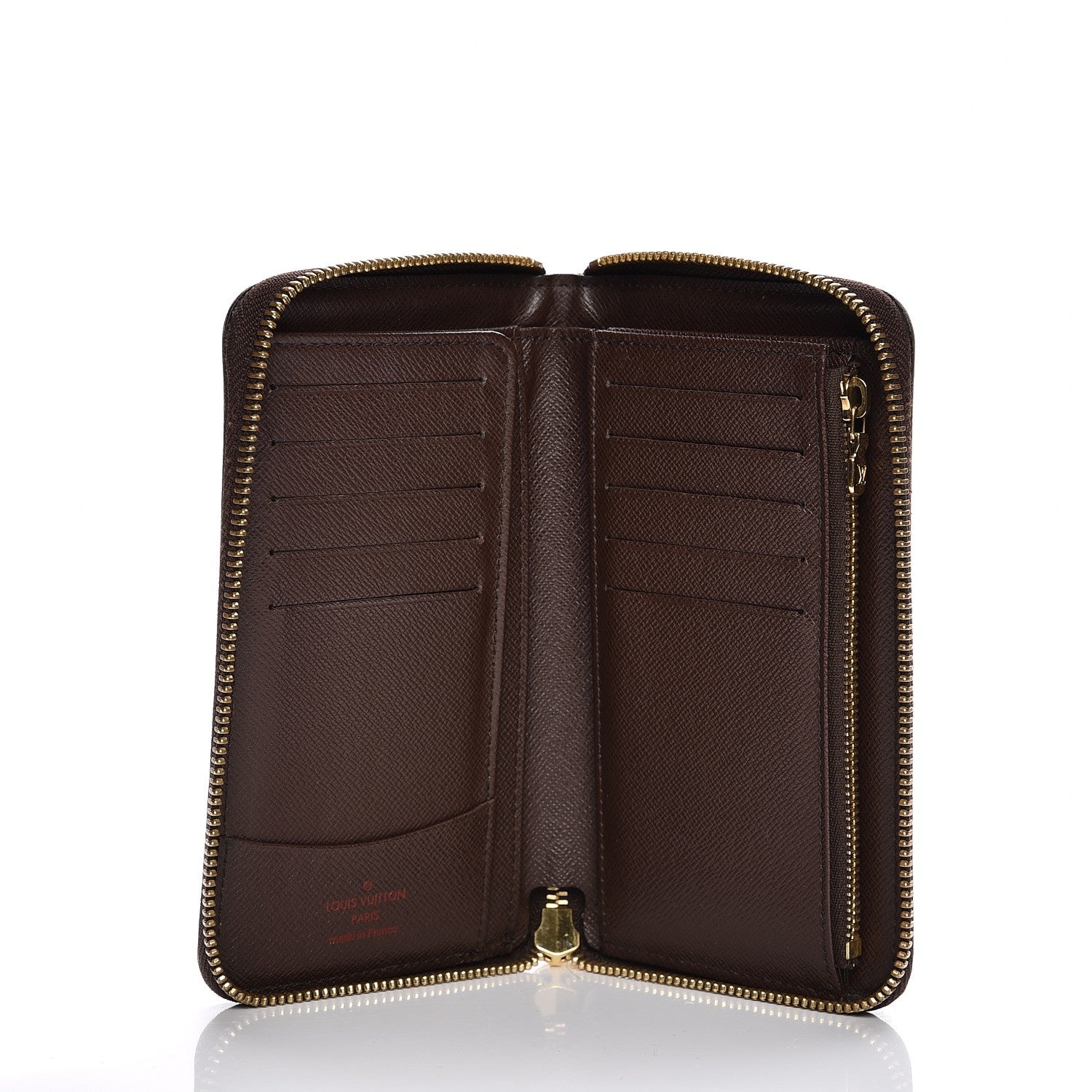 Louis Vuitton Damier Ebene Zippy Compact Wallet 5 of 10