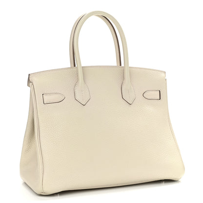 Hermes Taurillon Clemence Birkin 30 Beton 2 of 16