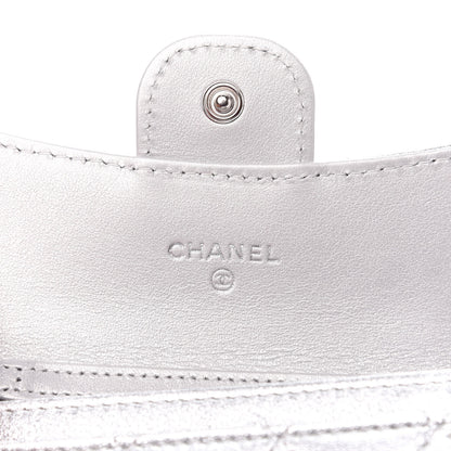Chanel Metallic Lambskin Quilted Belt Bag Silver 6 of 12