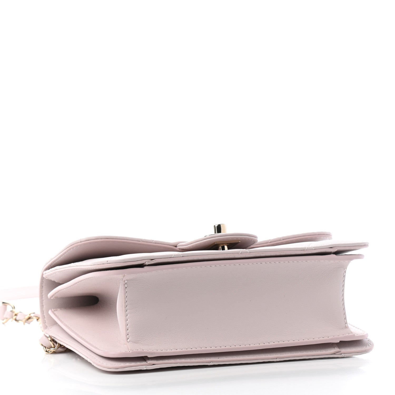 Chanel Calfskin Quilted Small Top Handle Flap Light Pink 4 of 8