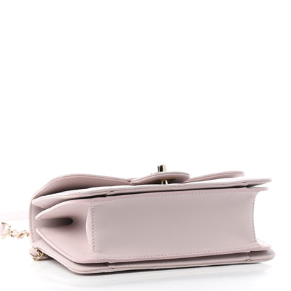 Chanel Calfskin Quilted Small Top Handle Flap Light Pink 4 of 8