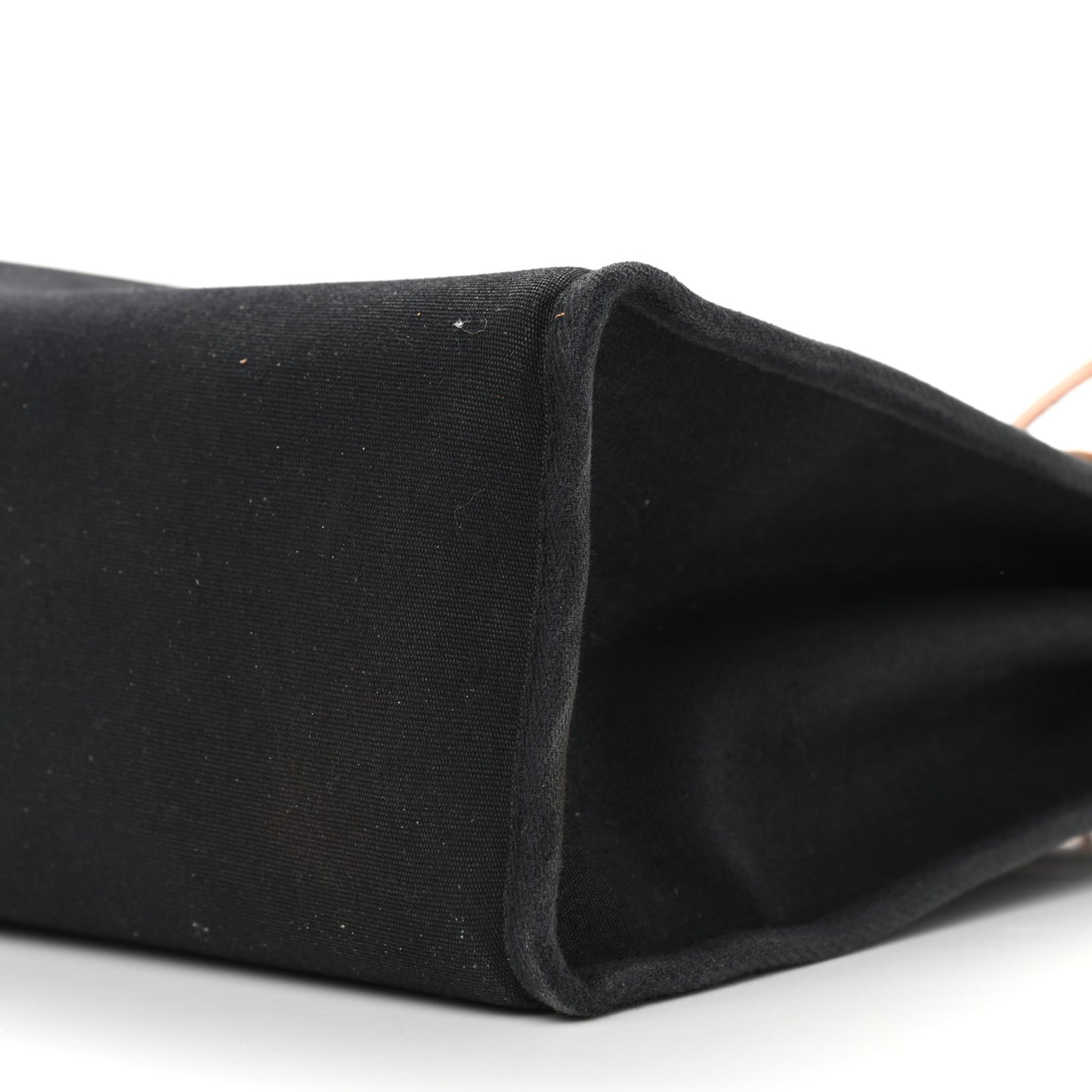 Toile Vache Calfskin Herbag PM 30 Black Natural