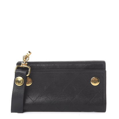 Chanel Lambskin Stitched Card Holder Black 1 of 7