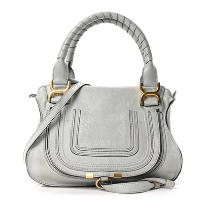 Chloe Calfskin Small Marcie Satchel Airy Grey 1 of 10