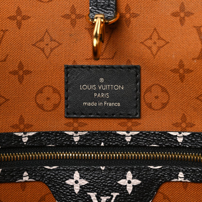 Louis Vuitton Monogram Giant Crafty Neverfull MM Creme Caramel 6 of 15