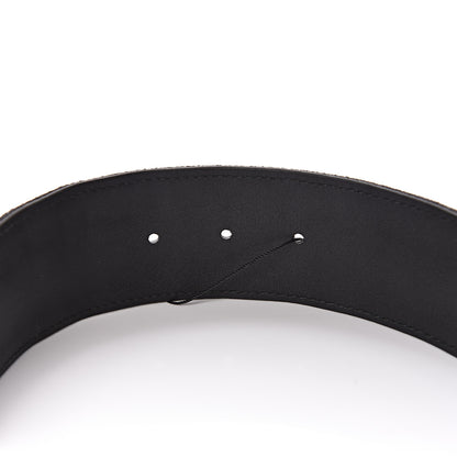 Gucci Metal Tiger Head Studded Belt 85 34 Yellow Black 7 of 8