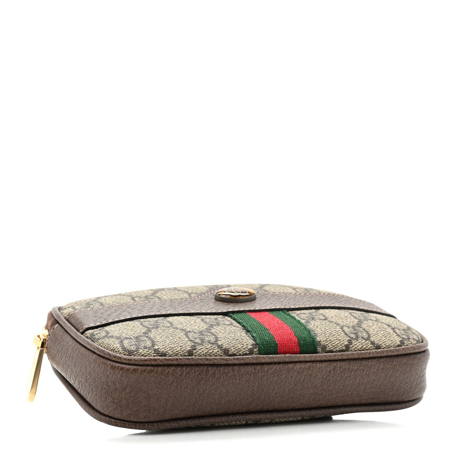 Gucci GG Supreme Monogram Web Small Ophidia Belt Bag 95 38 Dark Brown 4 of 10
