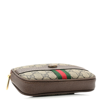 Gucci GG Supreme Monogram Web Small Ophidia Belt Bag 95 38 Dark Brown 4 of 10