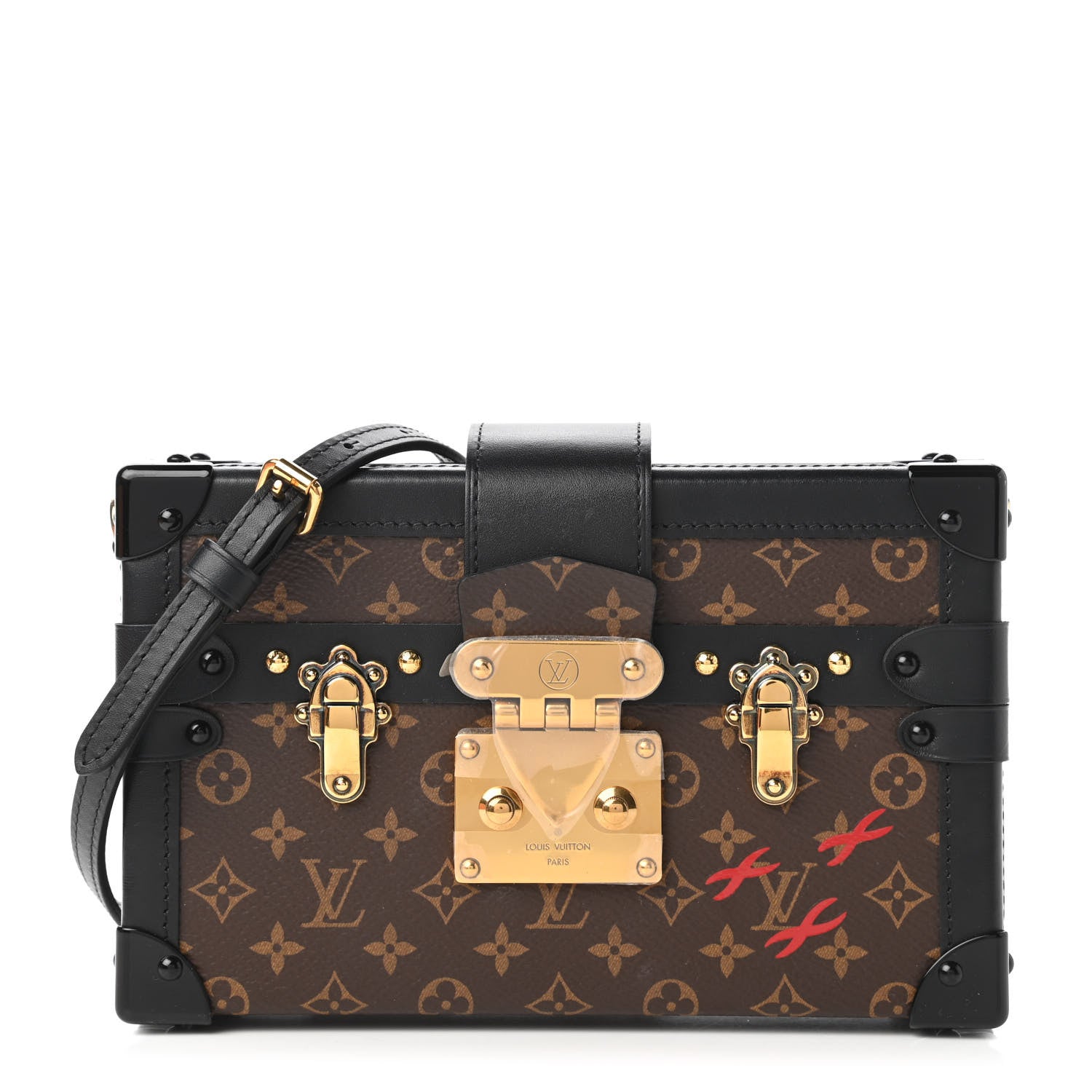Louis Vuitton Monogram Petite Malle Black 1 of 11