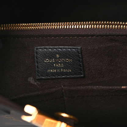 Louis Vuitton Calfskin Monogram Kimono Tote PM Black 6 of 15