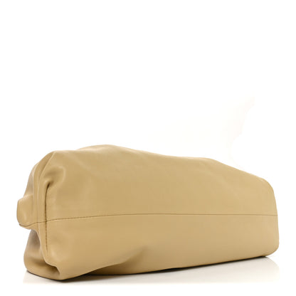 Bottega Veneta Smooth Butter Calf The Pouch Oversized Clutch Tapioca 4 of 11
