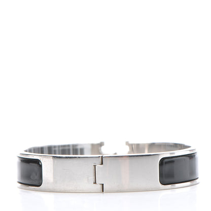 Hermes Enamel Narrow Clic Clac H Bracelet PM Black 3 of 4