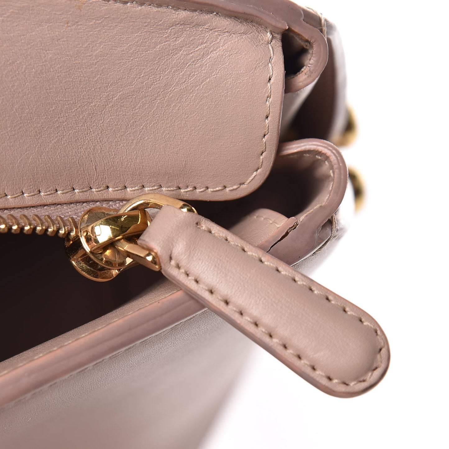 Calfskin Medium Bar Tote Light Pink