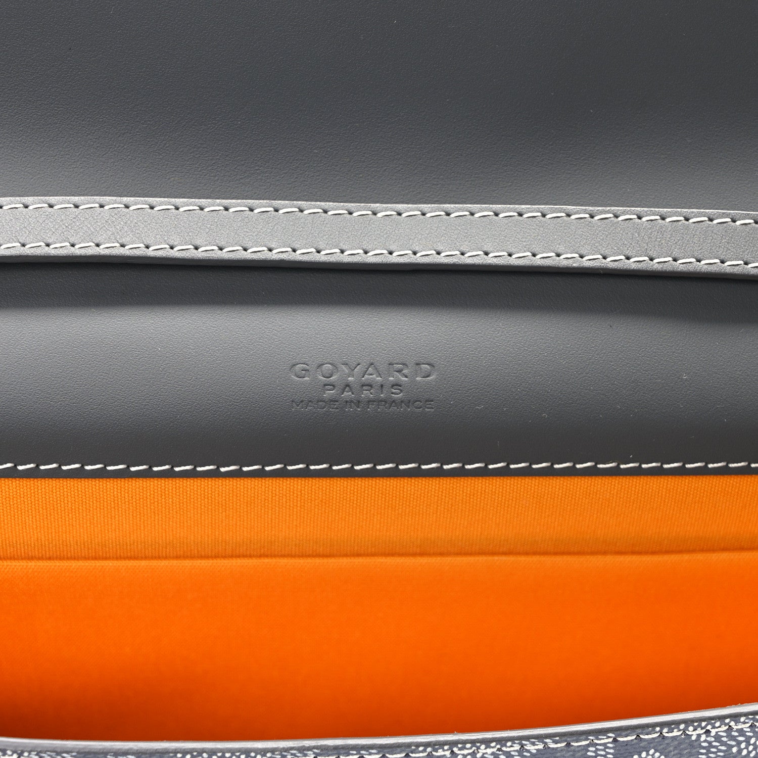 Goyard Goyardine Monte Carlo Bois Clutch With Strap Gray 7 of 10