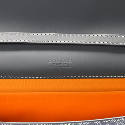 Goyard Goyardine Monte Carlo Bois Clutch With Strap Gray 7 of 10