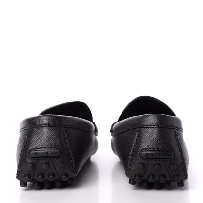Louis Vuitton Taiga Hockenheim Moccasin Loafers 8 Black 7 of 10