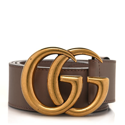 Gucci Calfskin Double G 40mm Belt 80 32 Porcelain Rose 1 of 5