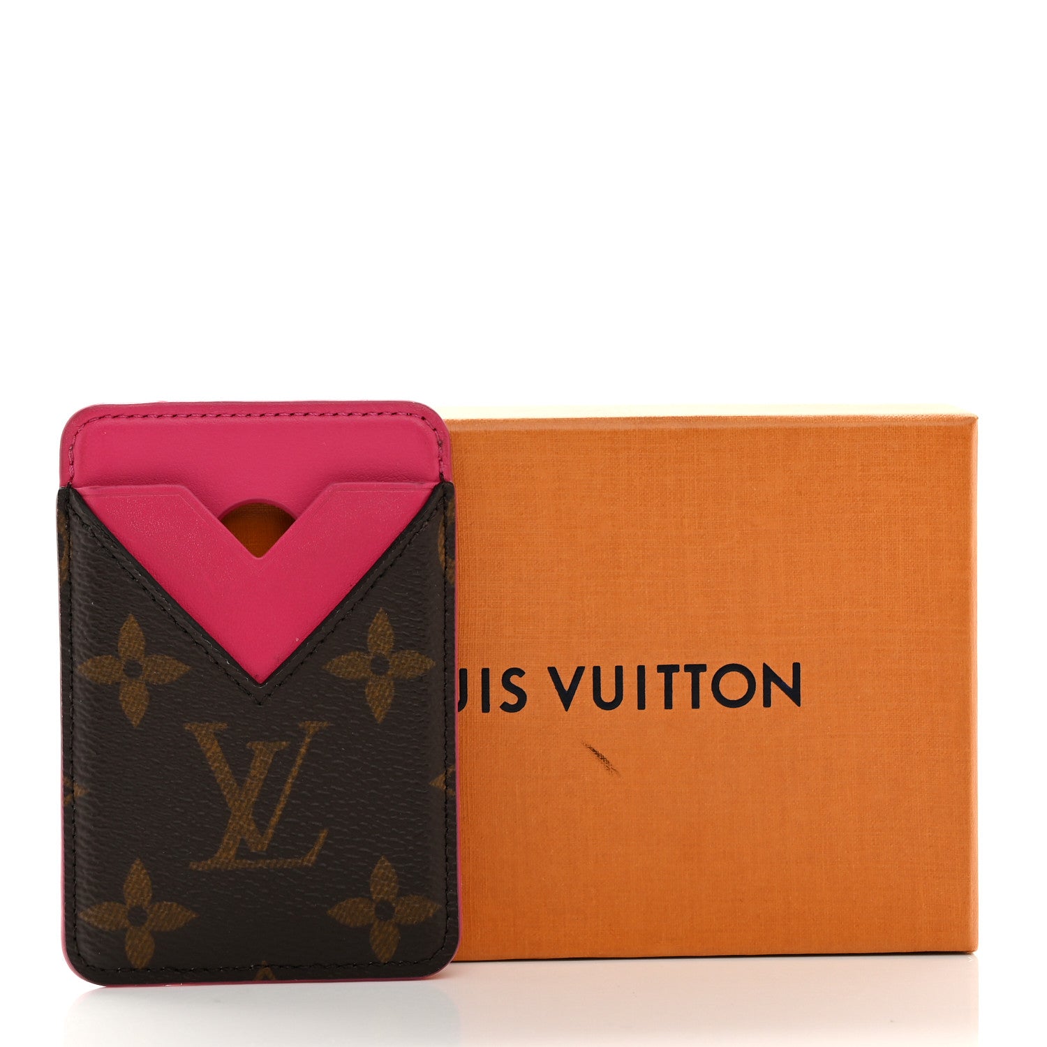 Louis Vuitton Monogram Macassar Magnetic Card Holder Pondichery Pink 8 of 8
