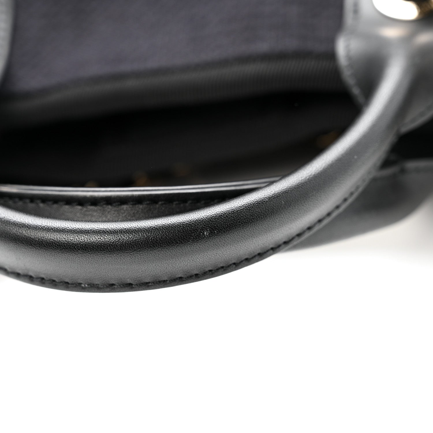 Chanel Mixed Fibers Small Deauville Tote Black 12 of 14